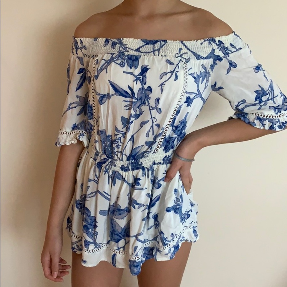 Off the Shoulder Romper
